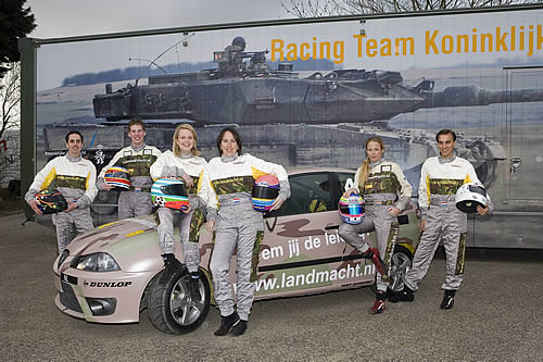 Rijders van Racing Team Koninklijke Landmacht