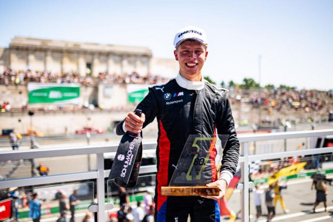 Senna van Soelen podium BMW M2 Cup Germany