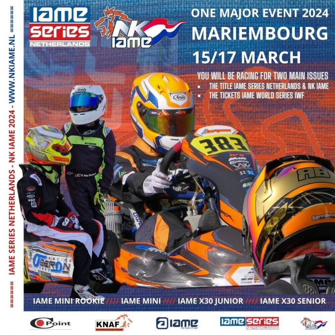 Major Event IAME SERIES NETHERLANDS-NK IAME