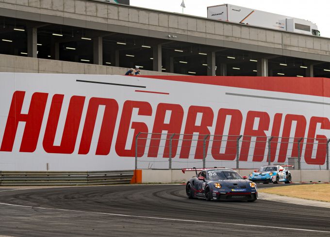 Racetalent Milan Marczak wint bij de Porsche rookies op Hungaroring