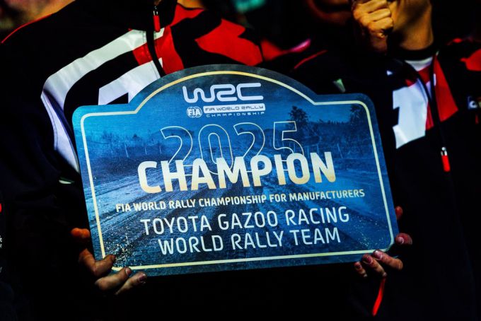 FIA WRC Central Europe Rally Toyota Gazoo Racing World Champion 2025