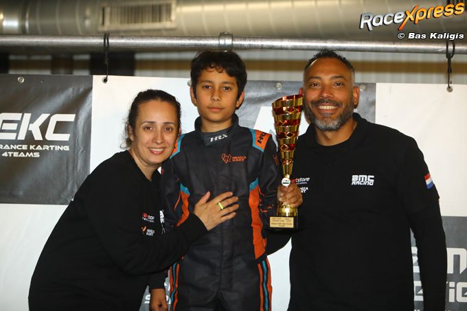Bruce Chirino met clean sweep nu ook kampioen GK4 Kart Series