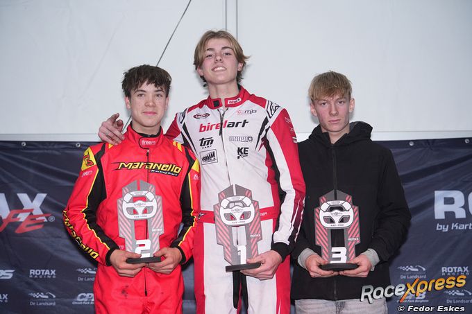 Luca Breemer wint KZ schakelklasse in debuutseizoen 125cc schakelkarts