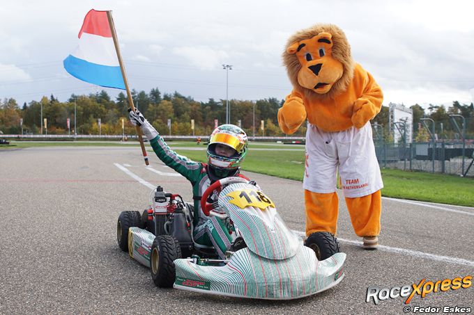 Karttalent Tren van Melick kroont zich tot rookiekampioen in superspannend laatste NK-weekeinde