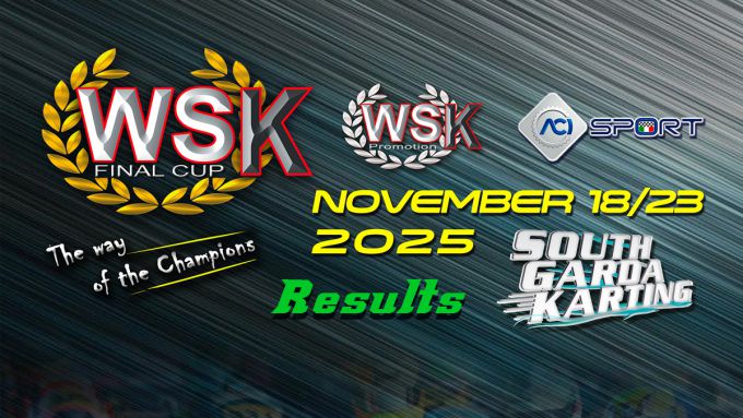 2025 WSK Final Cup Grand Finale op het South Garda Karting circuit in Lonato