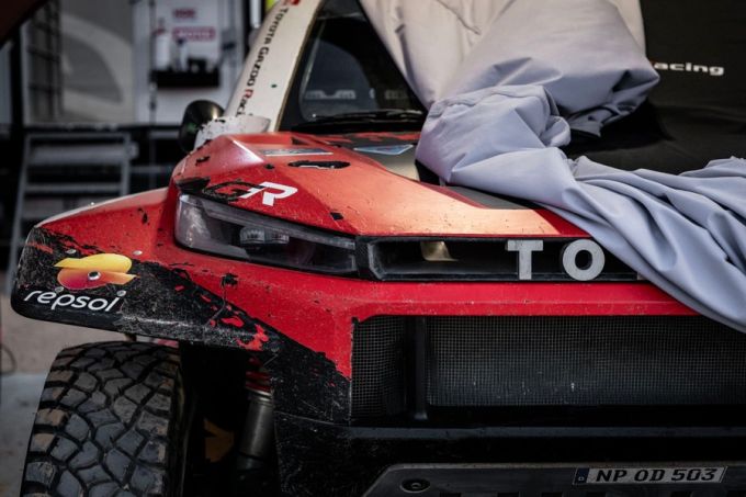 Dakar Rally Toyota Gazoo Racing W2RC-team (TGR W2RC) blufpoker 8e etappe Foto 13