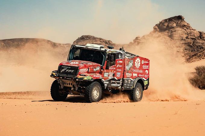 Team De Rooy FPT blijft doordenderen in de hoogste versnelling in Dakar Rally, wéér een een-twee