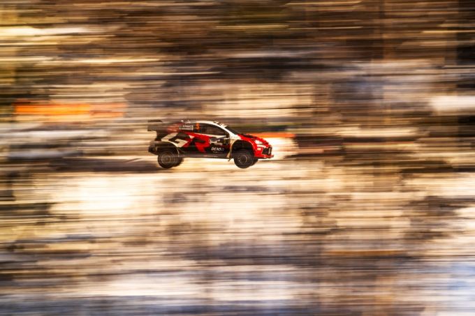 FIA WRC Rally Sweden 2026 Sam Pajari Toyota actie