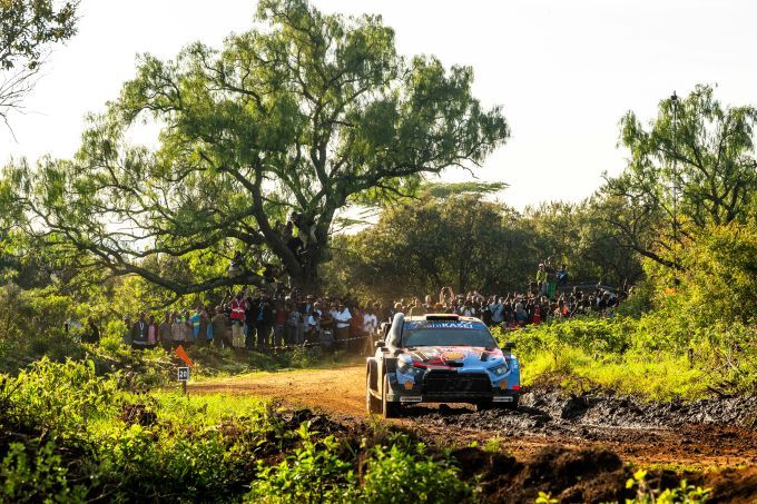 FIA WRC Safari Rally Kenya 2026 Thierry Neuville (BEL) en Martijn Wydaeghe (BEL) van het HYUNDAI SHELL MOBIS WORLD RALLY TEAM