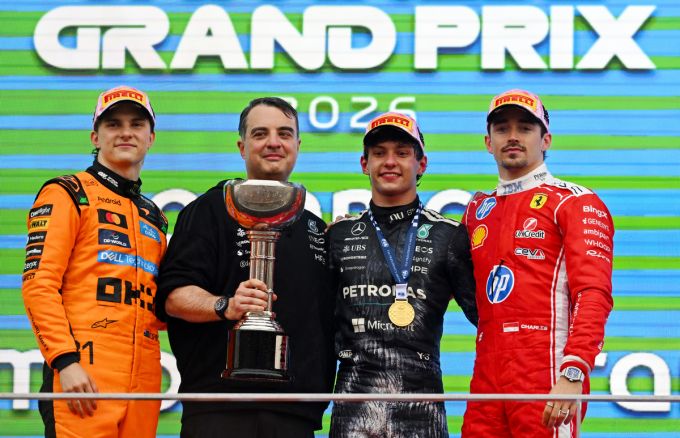 Charles Leclerc Ferrari podium Japan