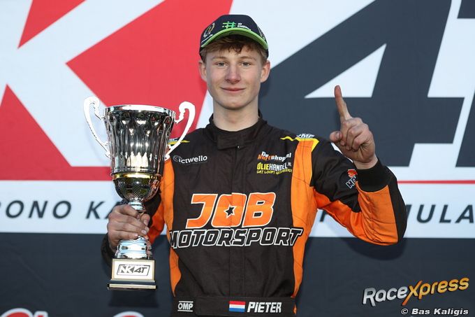 Pieter Rutgers start kartseizoen met zege